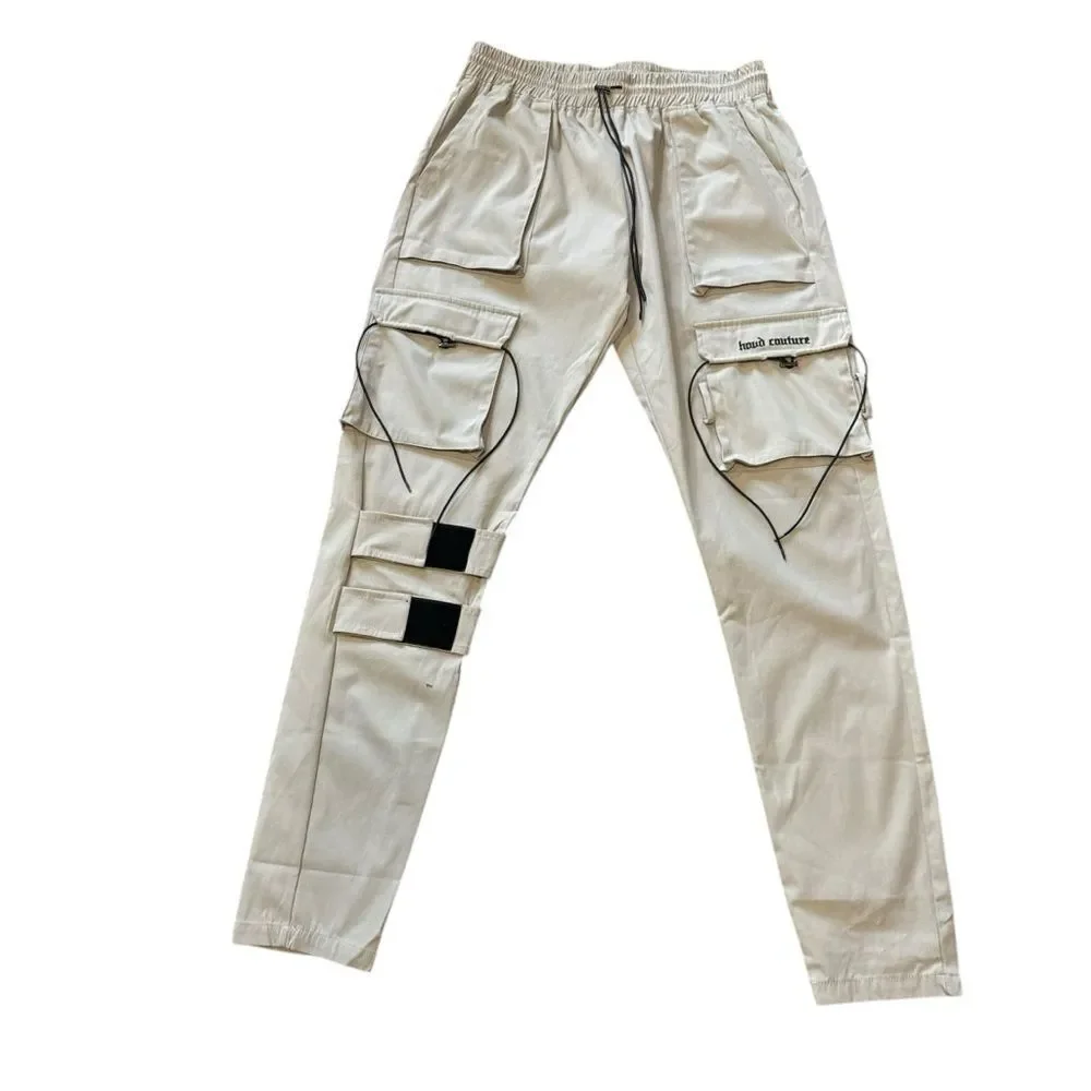 Hood Couture Sand Beige New Revolution V2 Cargo Pants